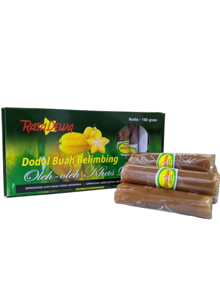 Oleh-oleh khas depok : dodol belimbing dewa.